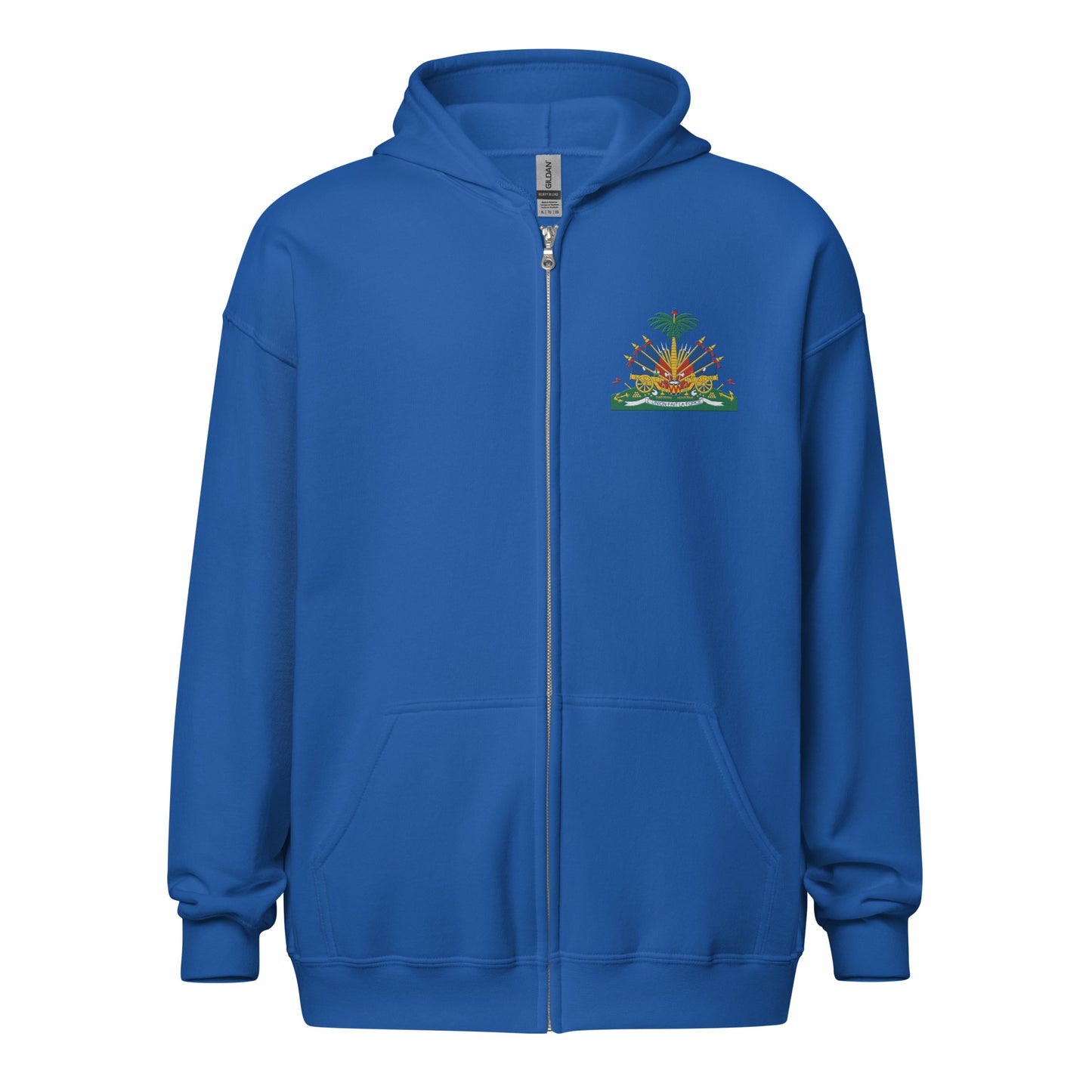 Haiti's Coat of Arms Unisex heavy blend zip hoodie
