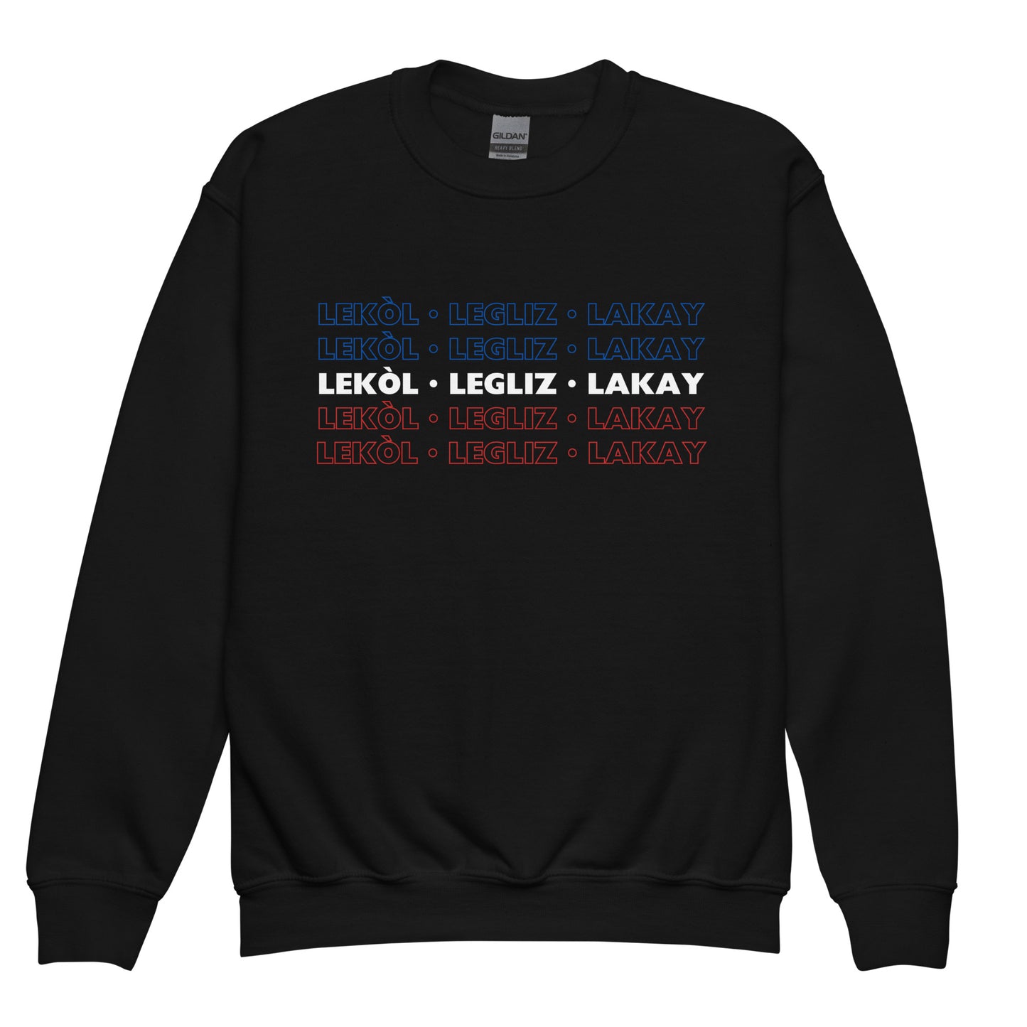 Youth Lekol, Legliz, Lakay sweatshirt